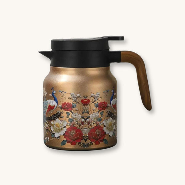 Théière isotherme avec filtre floral