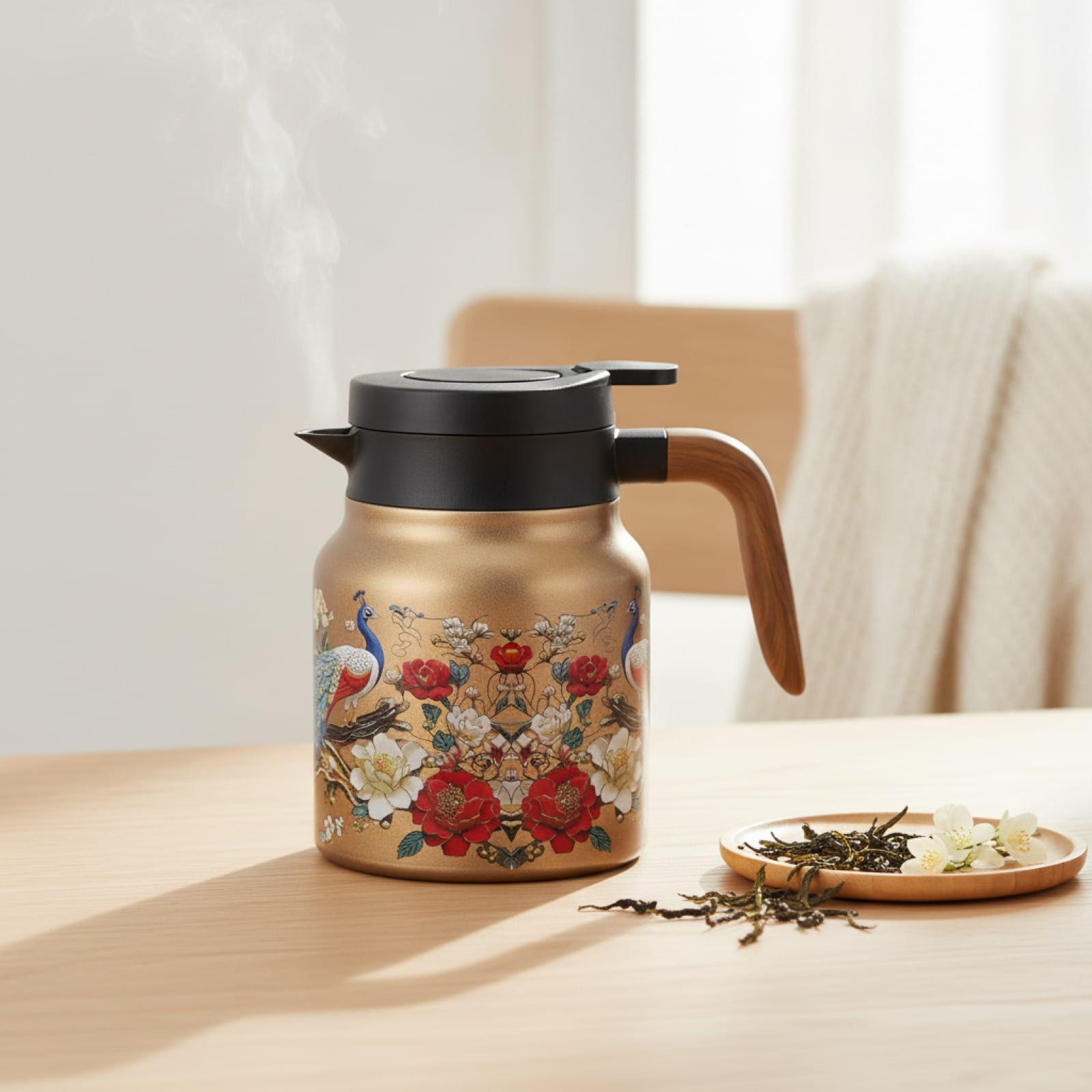 Théière Théière isotherme avec filtre floral 