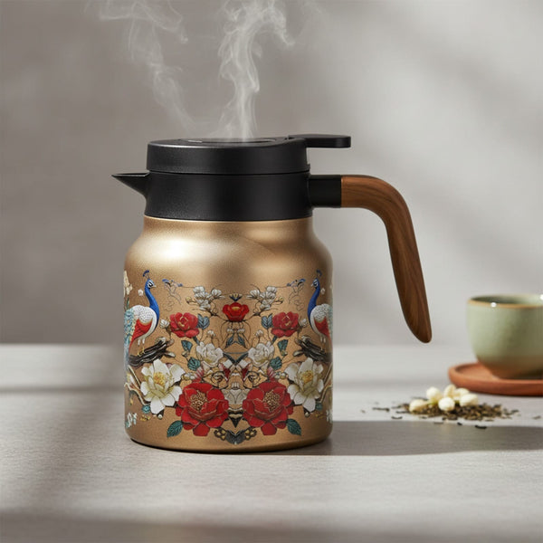 Théière Théière isotherme avec filtre floral 