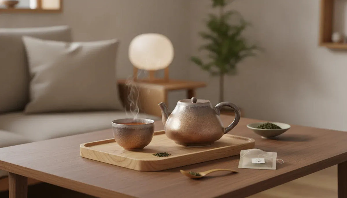 Théière Théière Japonaise Artisanale en Céramique