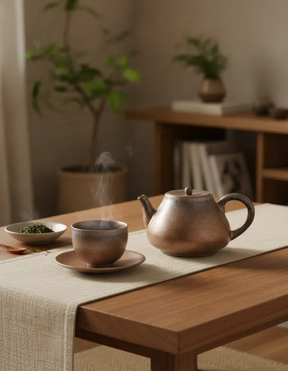 Théière Théière Japonaise Artisanale en Céramique
