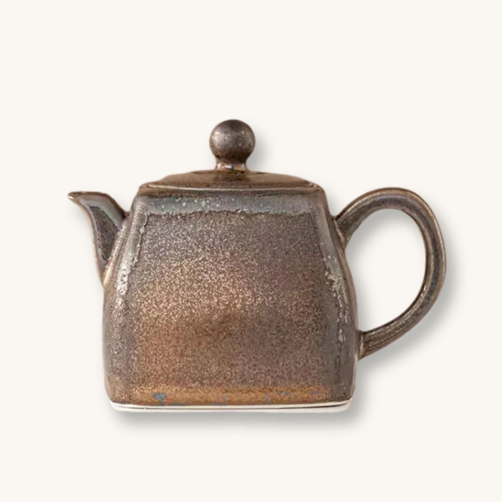 Théière japonaise en céramique rustique