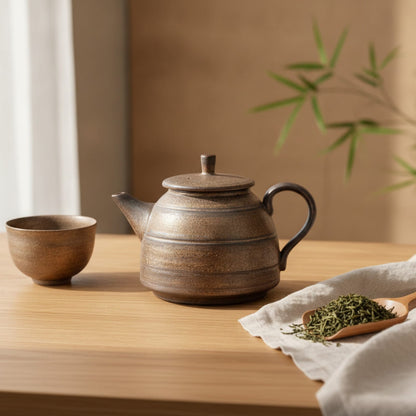 Théière Théière Japonaise en Céramique Tradition Zen - Élégance et Sérénité