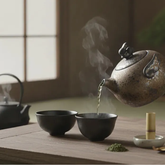 Théière Théière japonaise en céramique traditionnelle 