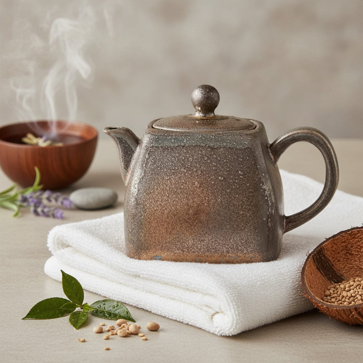 Théière Théière Japonaise Rustique en Céramique - Artisanat Authentique