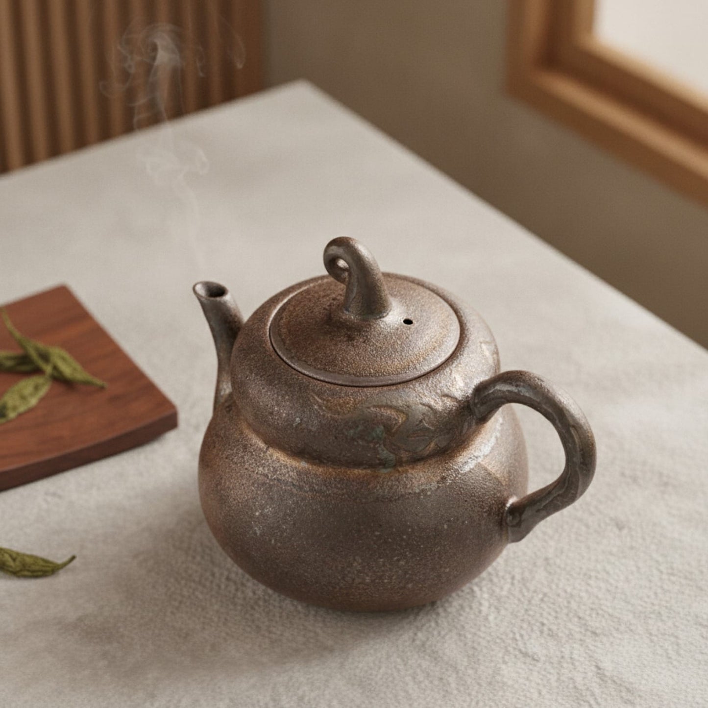 Théière Théière Japonaise Vintage en Céramique Artisanale - Élégance et Tradition