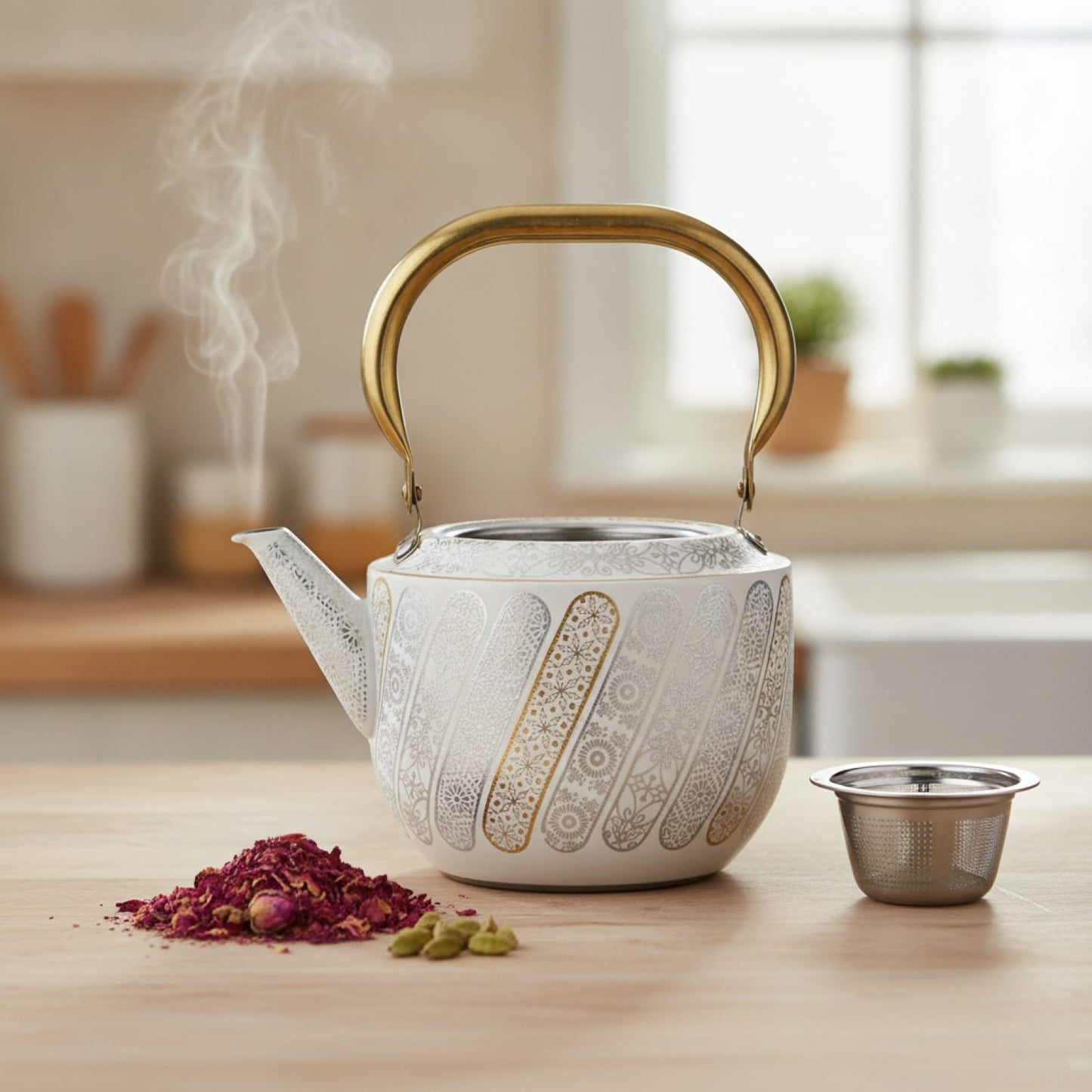 Théière Théière turque avec filtre à thé inox