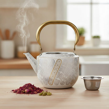Théière Théière turque avec filtre à thé inox