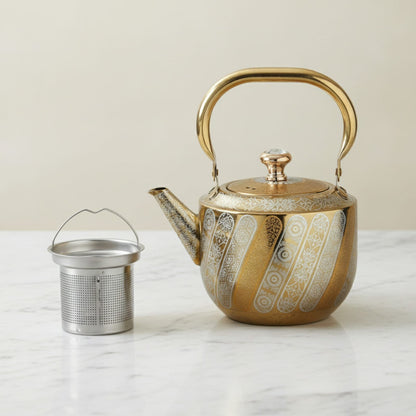 Théière Théière turque inox avec filtre intégré