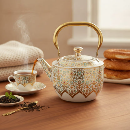 Théière Théière turque inox traditionnel