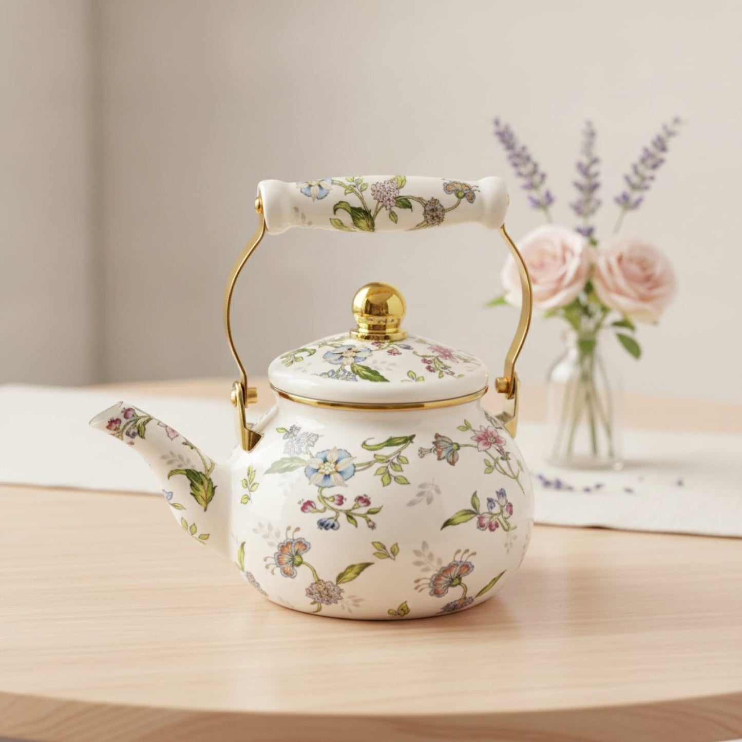 Théière Théière Vintage Porcelaine Maison Botanique